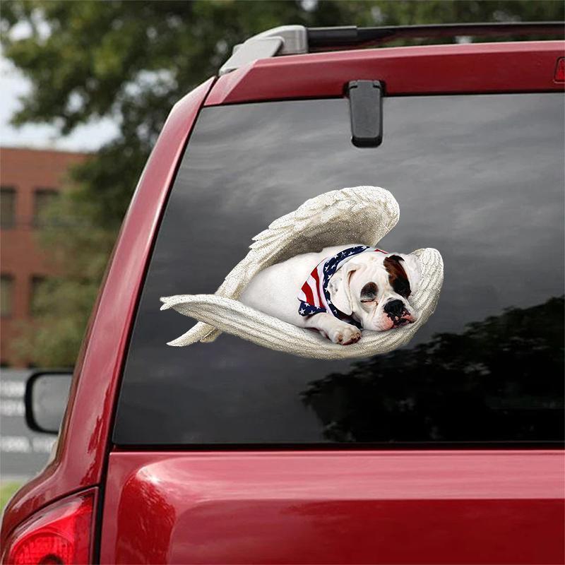 Car Pendant Sleeping Dog Angel Home Decor Acrylic Showcase Hanging Ornaments For Doors