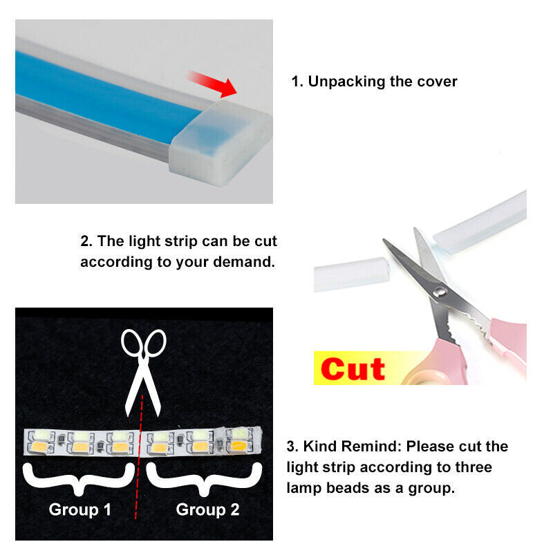 60cm LED DRL Headlight Hood Strip Lights Yellow Sequential Turn Signal Lamp