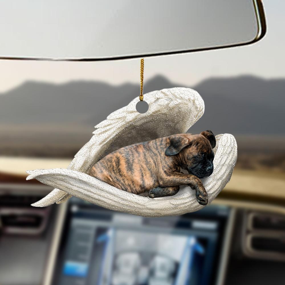 Car Pendant Sleeping Dog Angel Home Decor Acrylic Showcase Hanging Ornaments For Doors