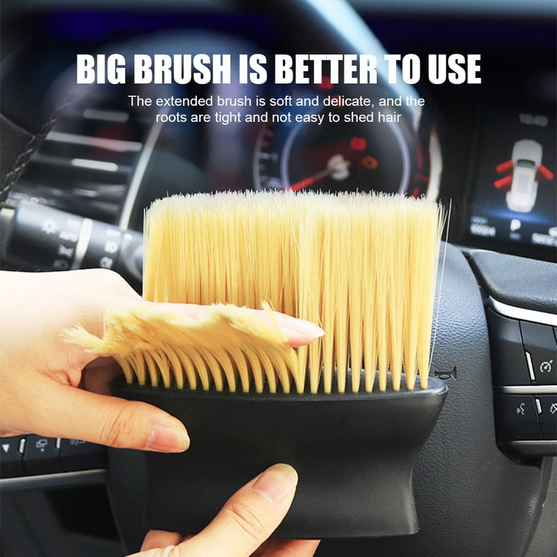 Car Air Outlet Cleaning Brush Dashboard Air Conditioner Detailing Dust Sweeping Tools Auto Interior Home Office Duster Brushes