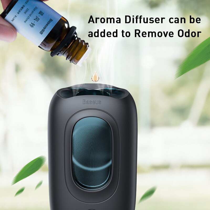 Baseus Car Air Freshener Purifier Auto Mini Magnetic Humidifier Freshner Car Air Outlet Diffuser Perfume Fragrance